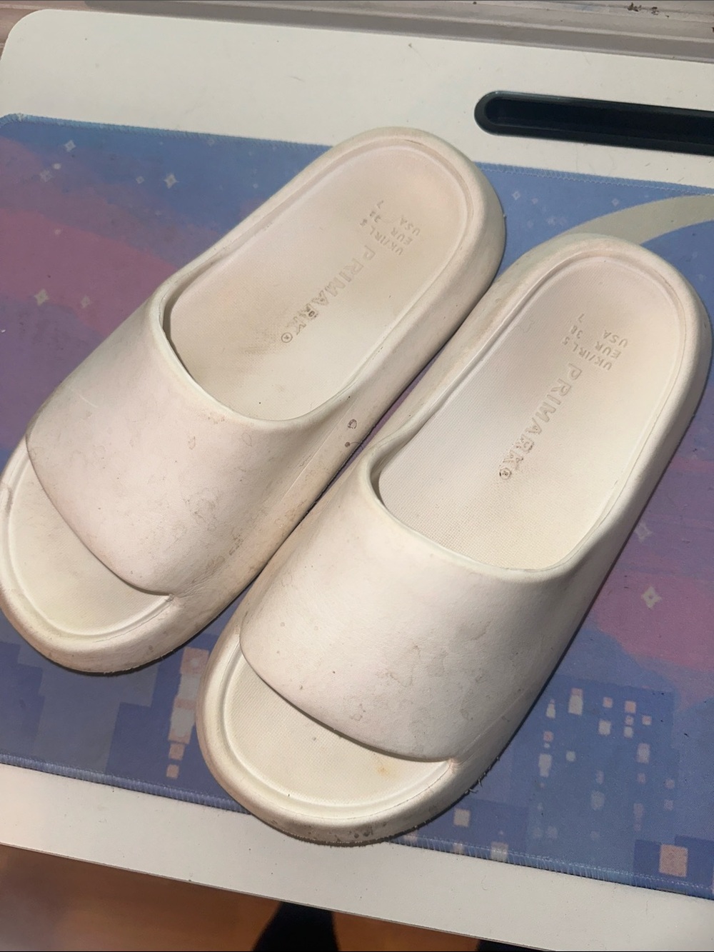 Primark Off-White Slide Mules